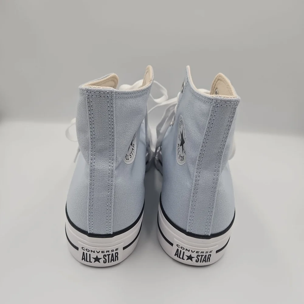 Converse Light Blue High-Top Sneakers - Picture 5 of 9